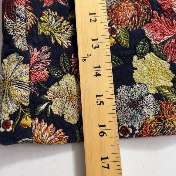 LOFT Petites Floral Jacquard Mini Skirt Multicolor Women's 10P - Picture 7 of 8